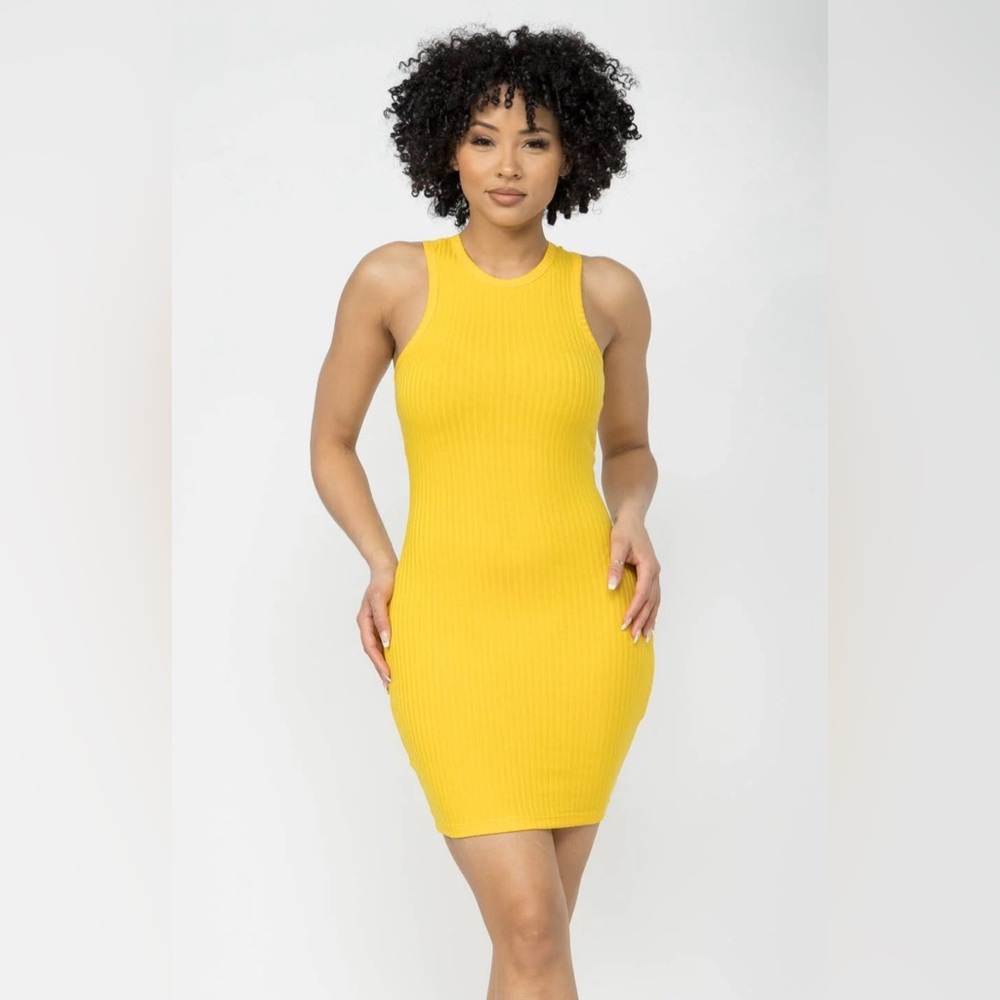 Yellow Knit Dress 🌟